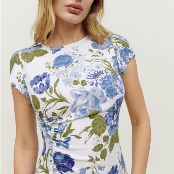 Reformation Frasier Lucca Print Dress - Picture 6 of 10